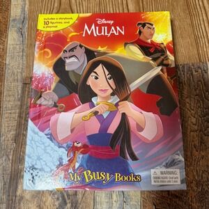 Disney Mulan My‎ Busy Books Storybook Playmat Figurines Activity Set Toy
